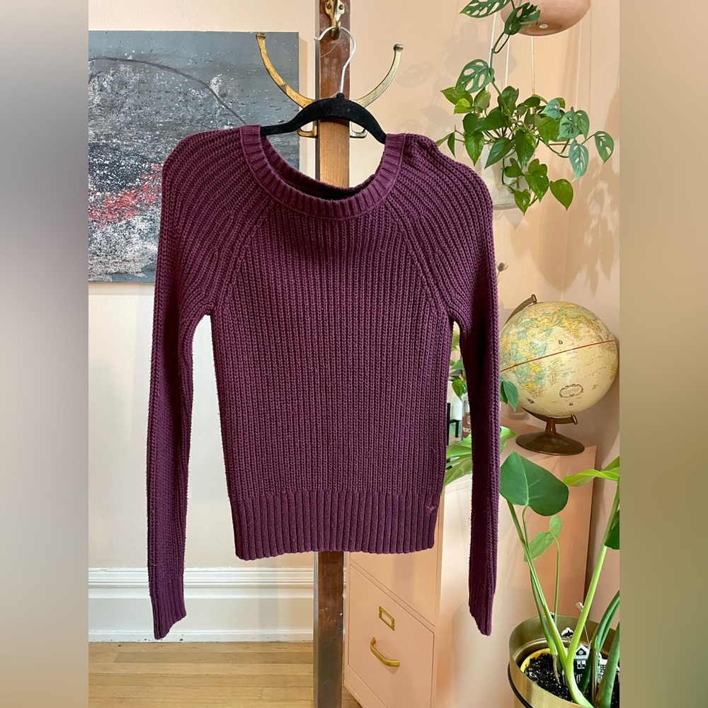 American Eagle cable knit sweater
